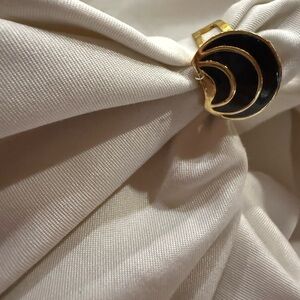 Gold and Black Ring